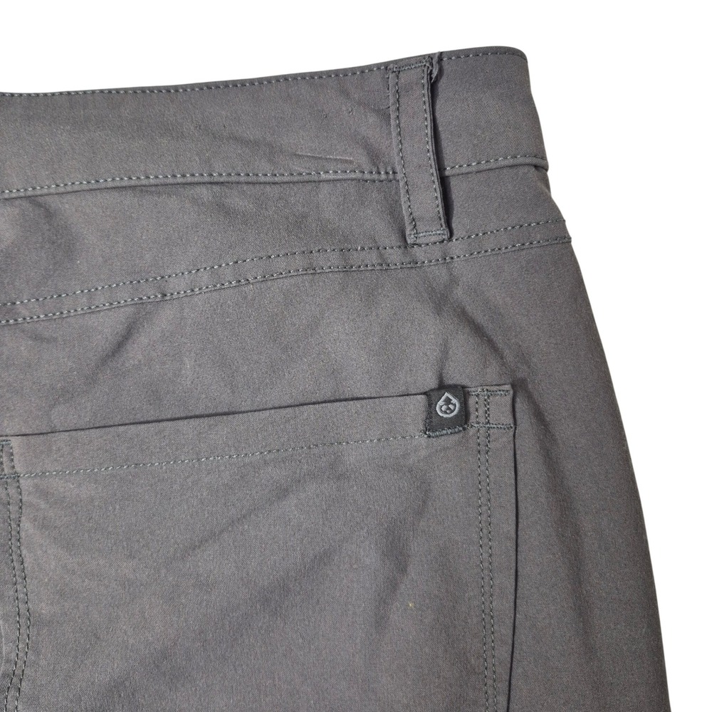 tasc Performance Pants Mens 36x32 (30) Straight Gray Bamboo Blend Stretch Casual